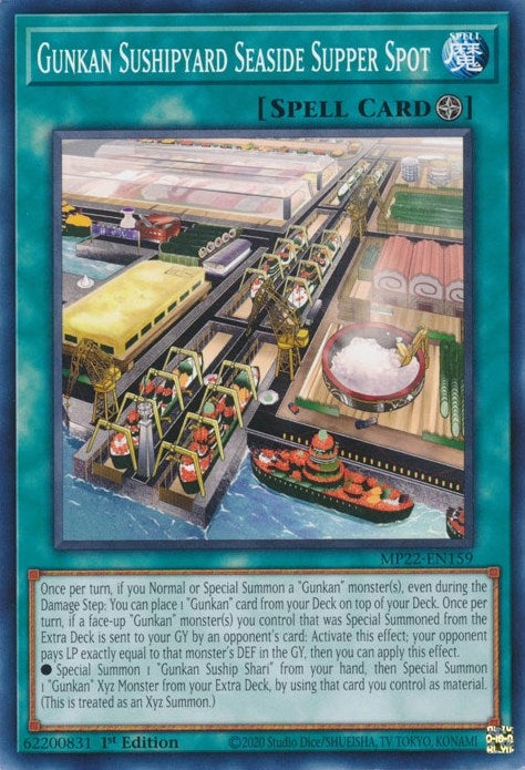 Image for Gunkan Sushipyard Seaside Supper Spot (2022 Tin of the Pharaoh's Gods) (MP22-EN159) - YuGiOh