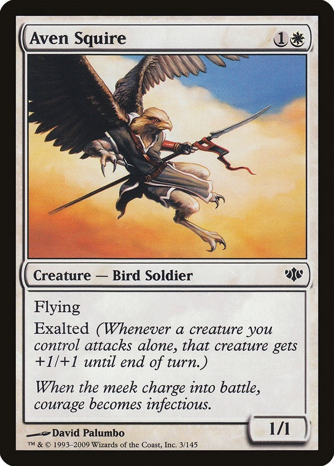 Image for Aven Squire (Conflux) (3) - Magic: The Gathering