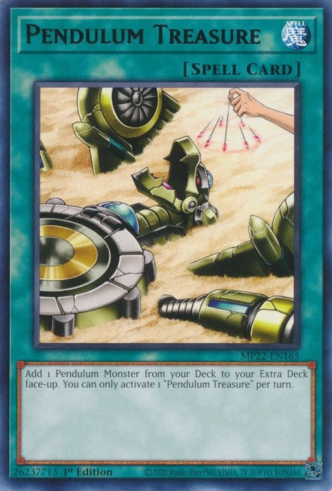Image for Pendulum Treasure (2022 Tin of the Pharaoh's Gods) (MP22-EN165) - YuGiOh