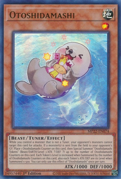 Image for Otoshidamashi (2022 Tin of the Pharaoh's Gods) (MP22-EN074) - YuGiOh