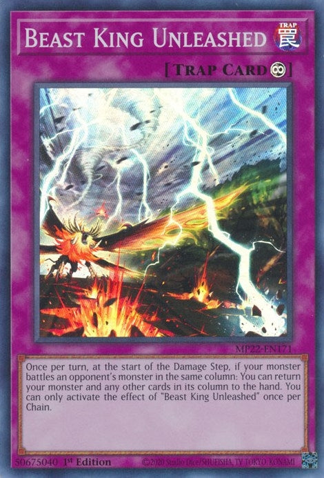 Image for Beast King Unleashed (2022 Tin of the Pharaoh's Gods) (MP22-EN171) - YuGiOh