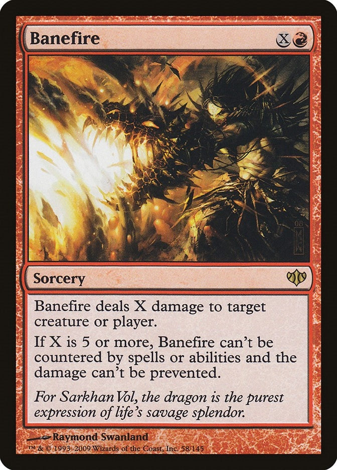 Image for Banefire (Conflux) (58) - Magic: The Gathering