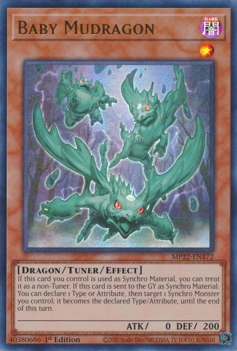 Image for Baby Mudragon (2022 Tin of the Pharaoh's Gods) (MP22-EN172) - YuGiOh
