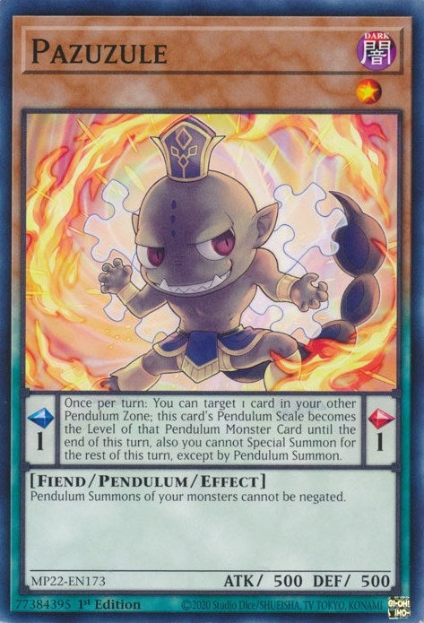 Image for Pazuzule (2022 Tin of the Pharaoh's Gods) (MP22-EN173) - YuGiOh