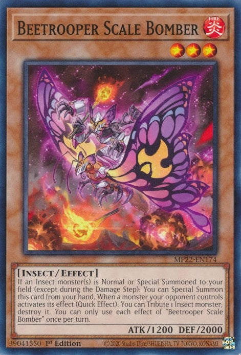 Image for Beetrooper Scale Bomber (2022 Tin of the Pharaoh's Gods) (MP22-EN174) - YuGiOh