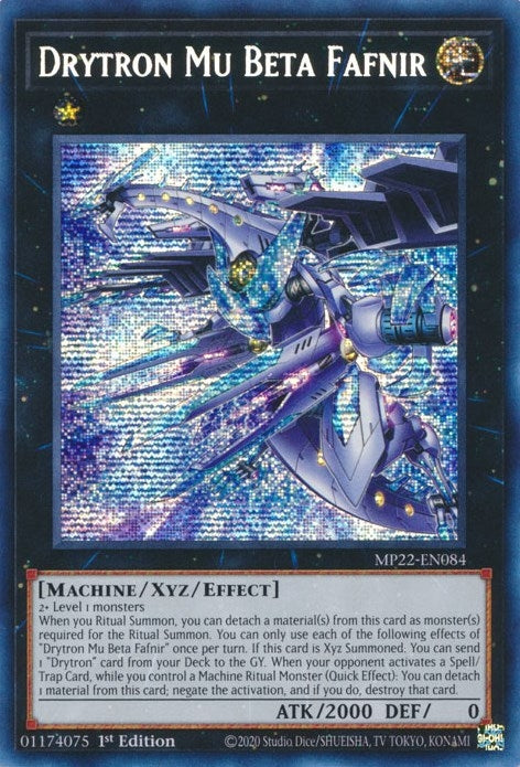 Image for Drytron Mu Beta Fafnir (2022 Tin of the Pharaoh's Gods) (MP22-EN084) - YuGiOh