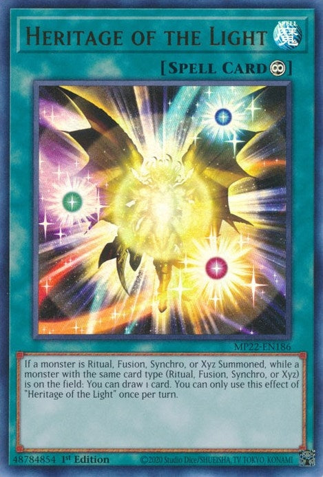 Image for Heritage of the Light (2022 Tin of the Pharaoh's Gods) (MP22-EN186) - YuGiOh