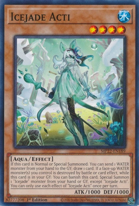 Image for Icejade Acti (2022 Tin of the Pharaoh's Gods) (MP22-EN189) - YuGiOh