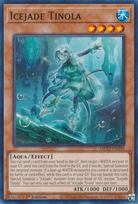 Image for Icejade Tinola (2022 Tin of the Pharaoh's Gods) (MP22-EN190) - YuGiOh