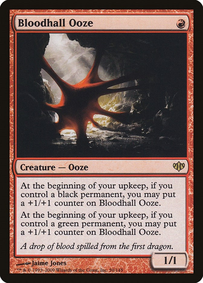 Image for Bloodhall Ooze (Conflux) (50) - Magic: The Gathering