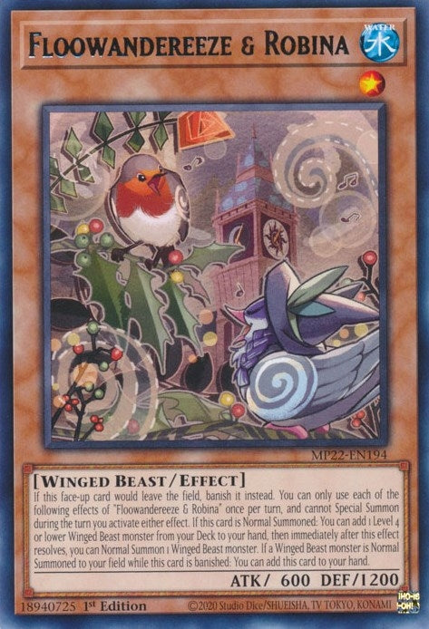 Image for Floowandereeze & Robina (2022 Tin of the Pharaoh's Gods) (MP22-EN194) - YuGiOh