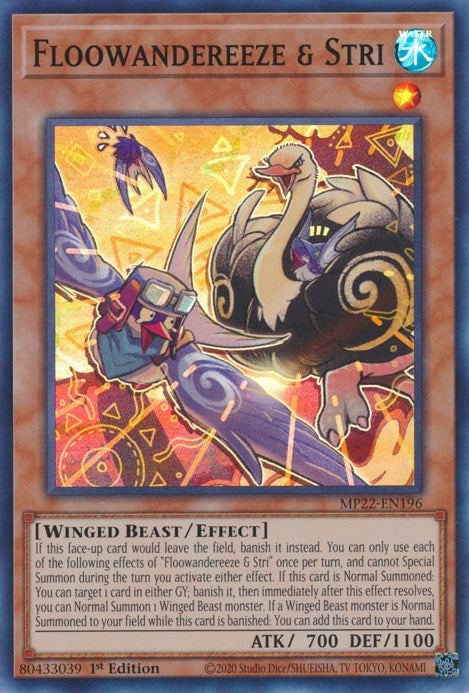 Image for Floowandereeze & Stri (2022 Tin of the Pharaoh's Gods) (MP22-EN196) - YuGiOh
