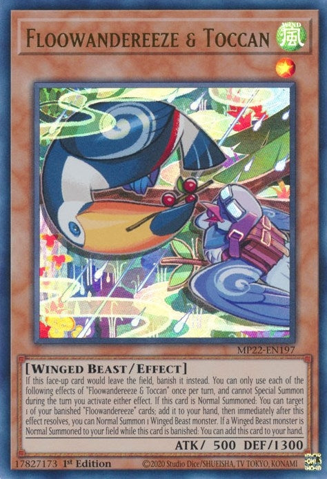 Image for Floowandereeze & Toccan (2022 Tin of the Pharaoh's Gods) (MP22-EN197) - YuGiOh