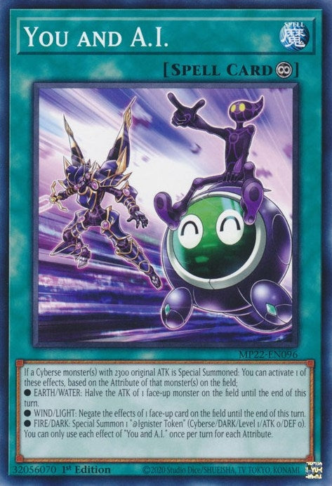 Image for You and A.I. (2022 Tin of the Pharaoh's Gods) (MP22-EN096) - YuGiOh