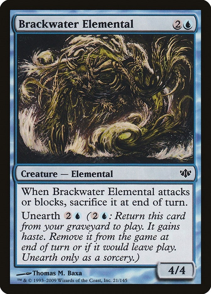 Image for Brackwater Elemental (Conflux) (21) - Magic: The Gathering