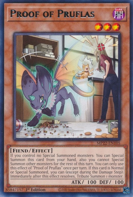 Image for Proof of Pruflas (2022 Tin of the Pharaoh's Gods) (MP22-EN105) - YuGiOh