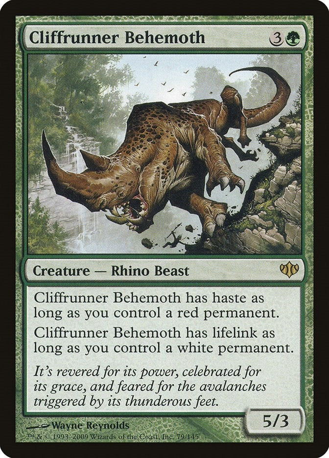 Image for Cliffrunner Behemoth (Conflux) (79) - Magic: The Gathering