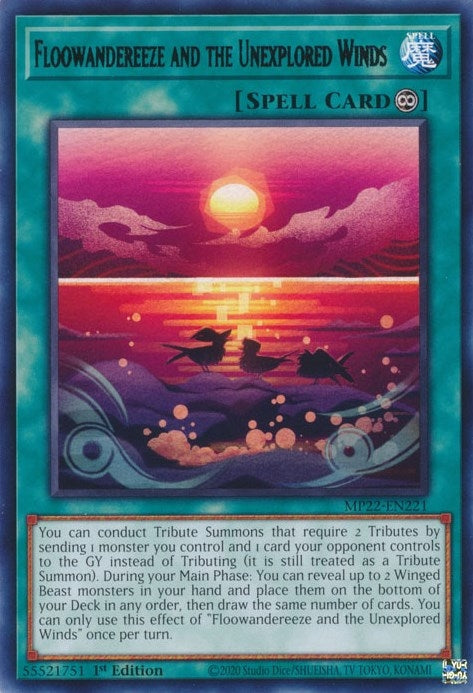 Image for Floowandereeze and the Unexplored Winds (2022 Tin of the Pharaoh's Gods) (MP22-EN221) - YuGiOh