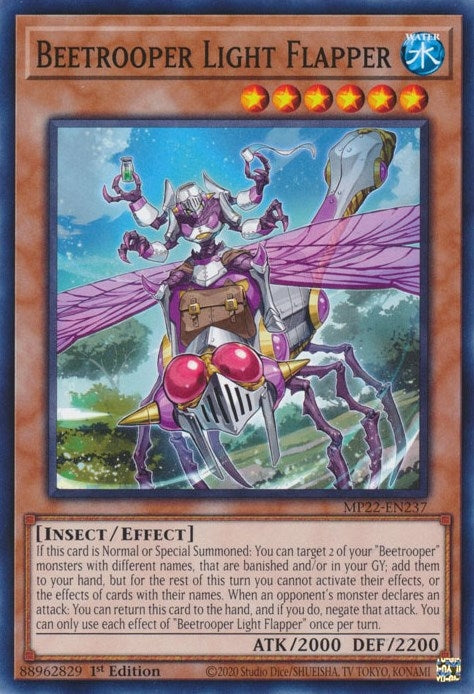Image for Beetrooper Light Flapper (2022 Tin of the Pharaoh's Gods) (MP22-EN237) - YuGiOh