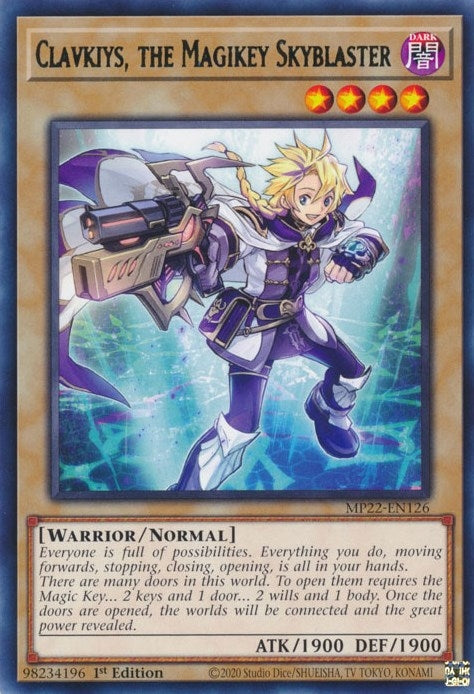 Image for Clavkiys, the Magikey Skyblaster (2022 Tin of the Pharaoh's Gods) (MP22-EN126) - YuGiOh