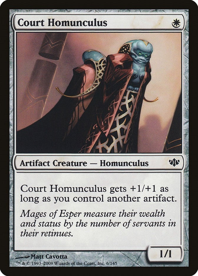 Image for Court Homunculus (Conflux) (6) - Magic: The Gathering