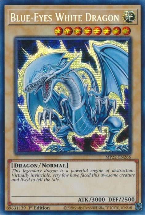 Image for Blue-Eyes White Dragon (2022 Tin of the Pharaoh's Gods) (MP22-EN266) - YuGiOh