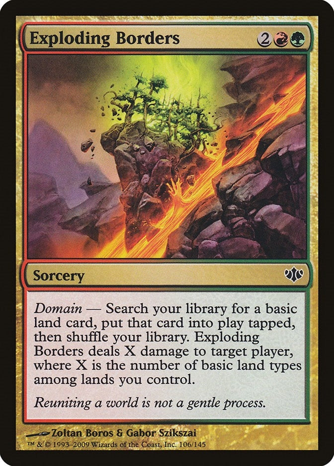 Image for Exploding Borders (Conflux) (106) - Magic: The Gathering