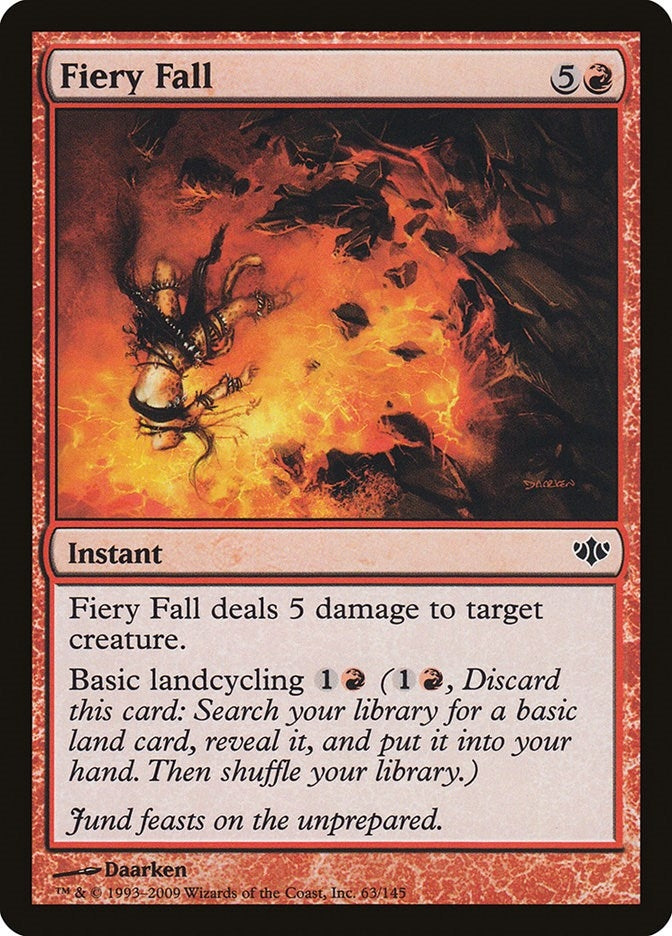 Image for Fiery Fall (Conflux) (63) - Magic: The Gathering