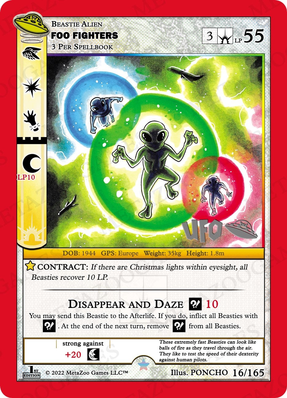 Image for Foo Fighters (UFO: First Edition Spoiler Pack) (016/165) - MetaZoo