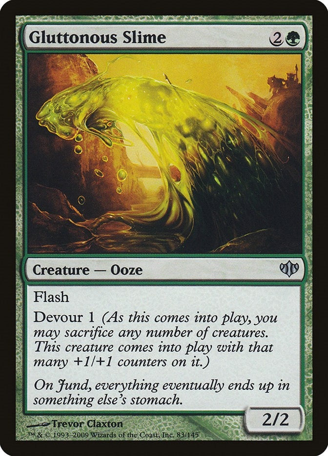 Image for Gluttonous Slime (Conflux) (83) - Magic: The Gathering