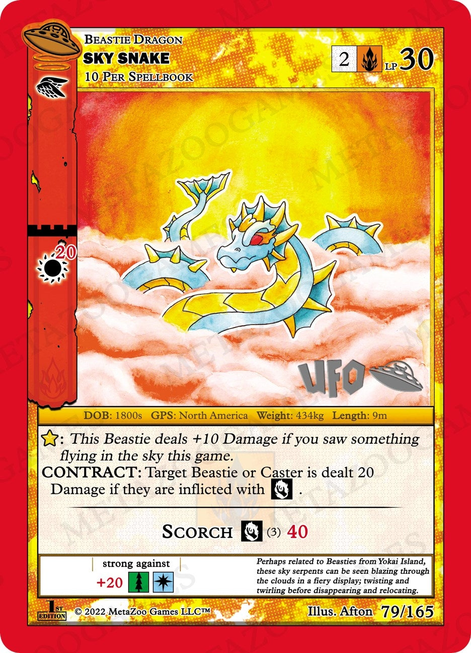 Image for Sky Snake (UFO: First Edition Spoiler Pack) (079/165) - MetaZoo