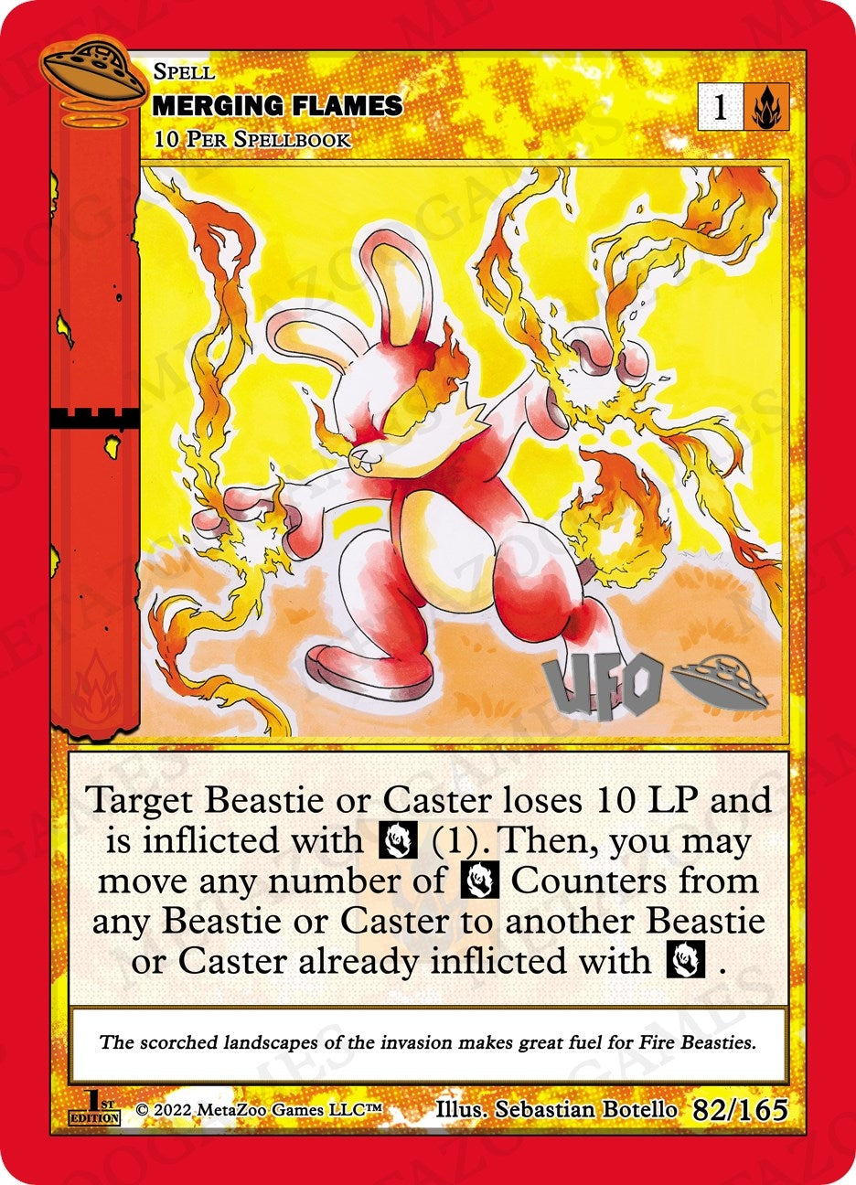 Image for Merging Flames (UFO: First Edition Spoiler Pack) (082/165) - MetaZoo