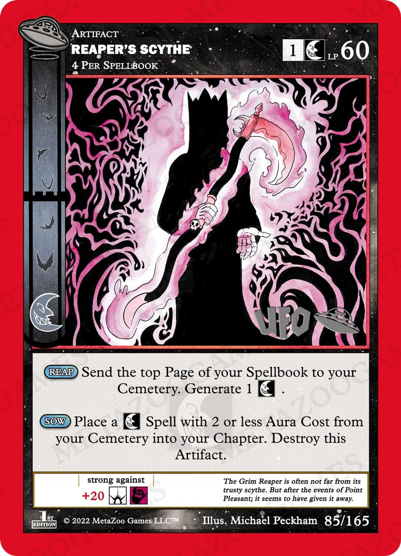 Image for Reaper's Scythe (UFO: First Edition Spoiler Pack) (085/165) - MetaZoo