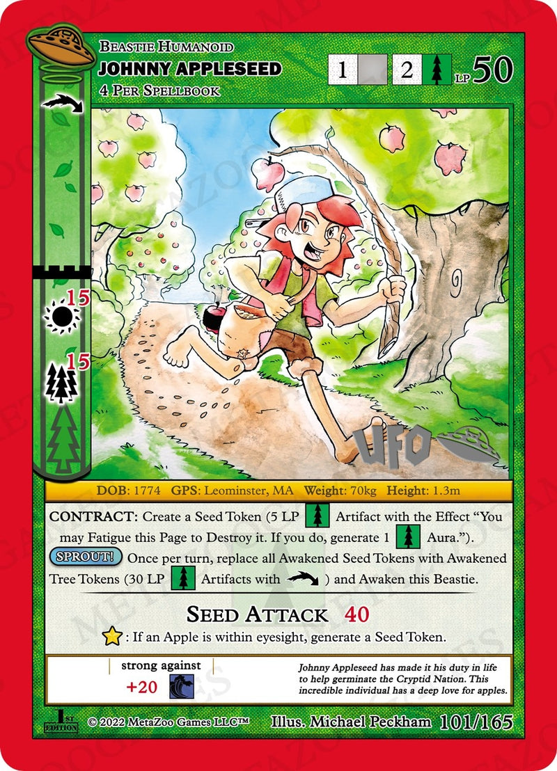 Image for Johnny Appleseed (UFO: First Edition Spoiler Pack) (101/165) - MetaZoo