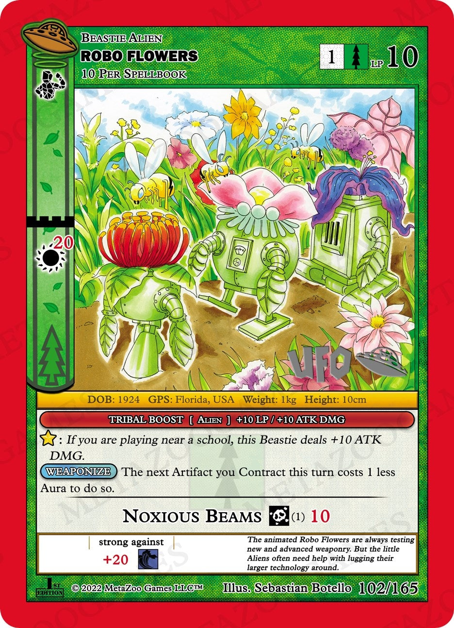 Image for Robo Flowers (UFO: First Edition Spoiler Pack) (102/165) - MetaZoo