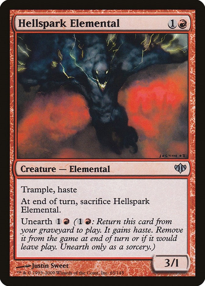 Image for Hellspark Elemental (Conflux) (65) - Magic: The Gathering