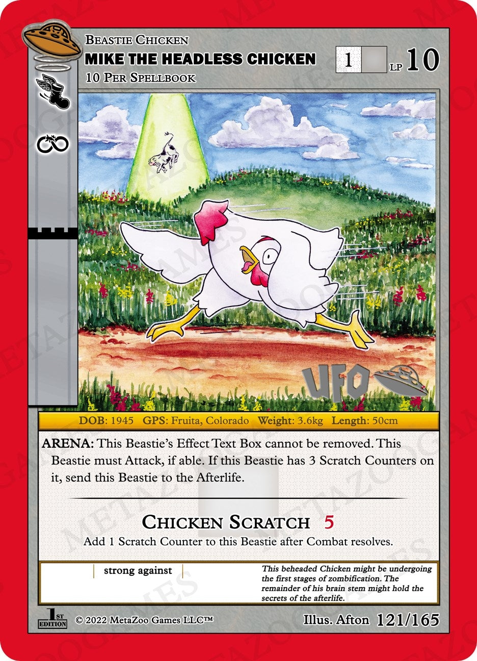 Image for Mike the Headless Chicken (UFO: First Edition Spoiler Pack) (121/165) - MetaZoo