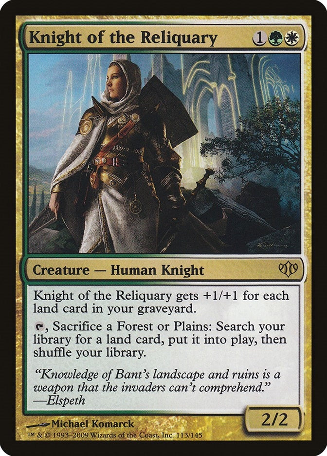 Image for Knight of the Reliquary (Conflux) (113) - Magic: The Gathering