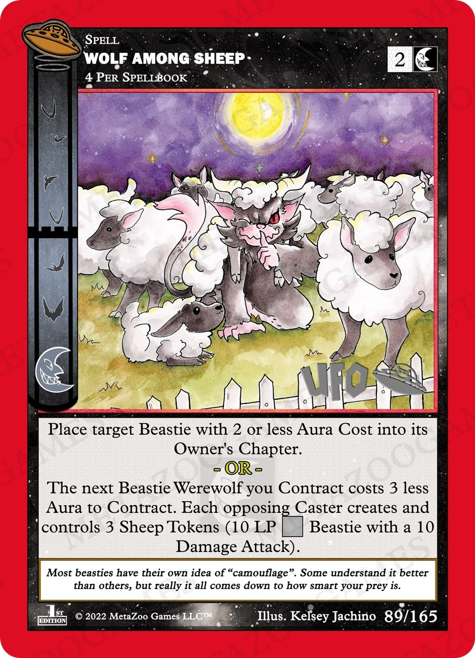 Image for Wolf Among Sheep (UFO: First Edition Spoiler Pack) (089/165) - MetaZoo