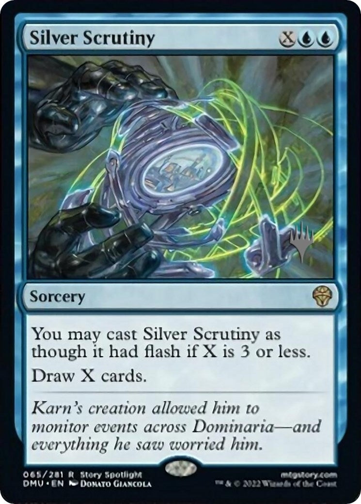 Image for Silver Scrutiny (Promo Pack: Dominaria United) (65) - Magic: The Gathering