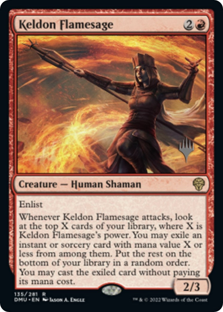 Image for Keldon Flamesage (Promo Pack: Dominaria United) (135) - Magic: The Gathering