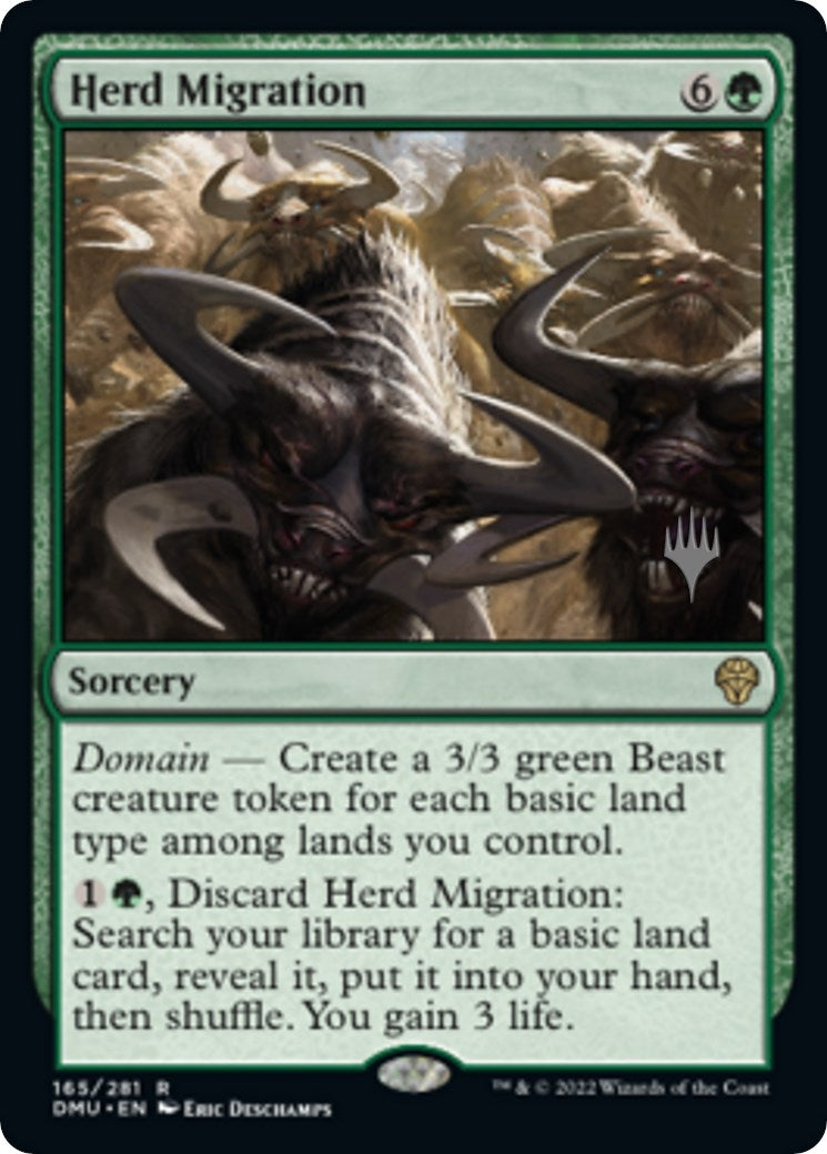 Image for Herd Migration (Promo Pack: Dominaria United) (165) - Magic: The Gathering