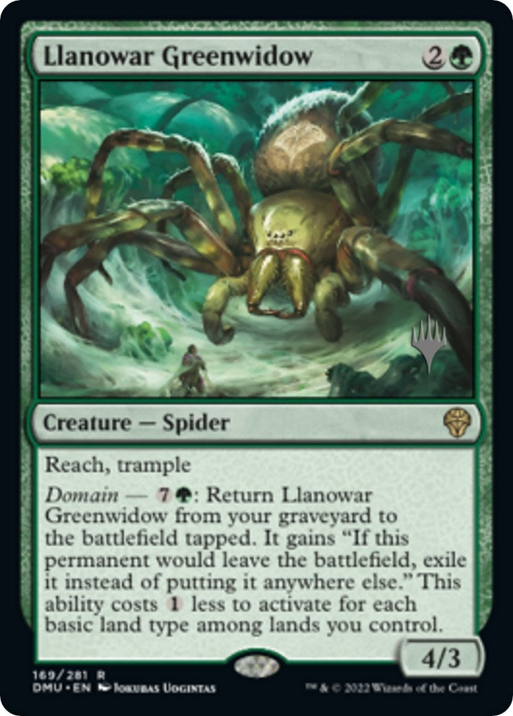Image for Llanowar Greenwidow (Promo Pack: Dominaria United) (169) - Magic: The Gathering