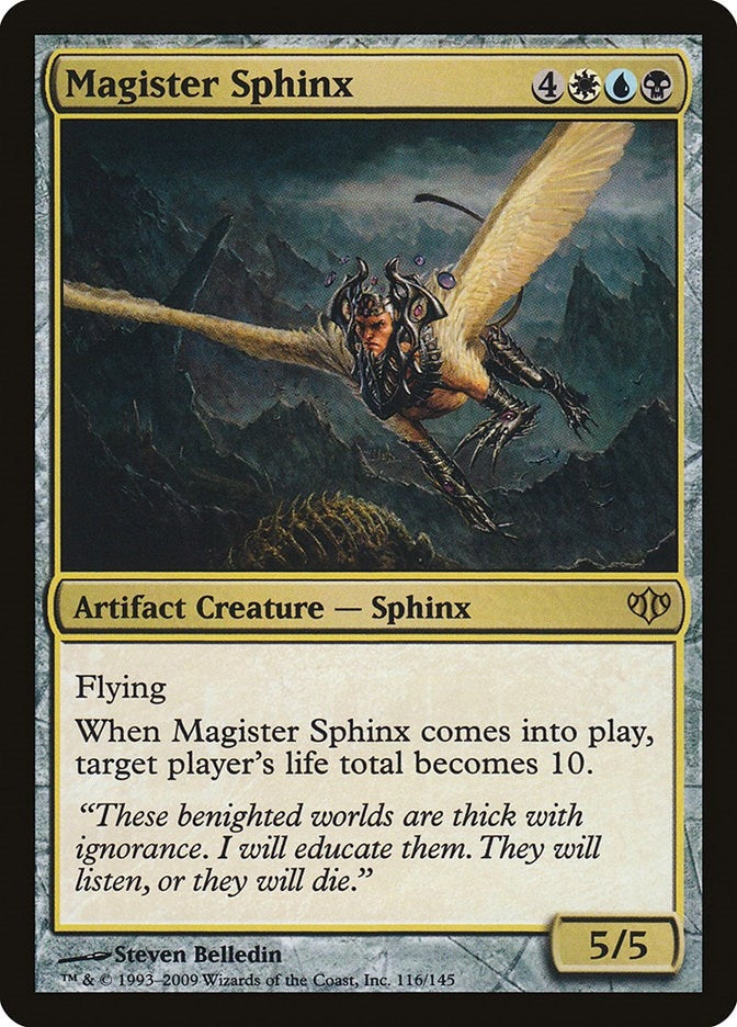 Image for Magister Sphinx (Conflux) (116) - Magic: The Gathering
