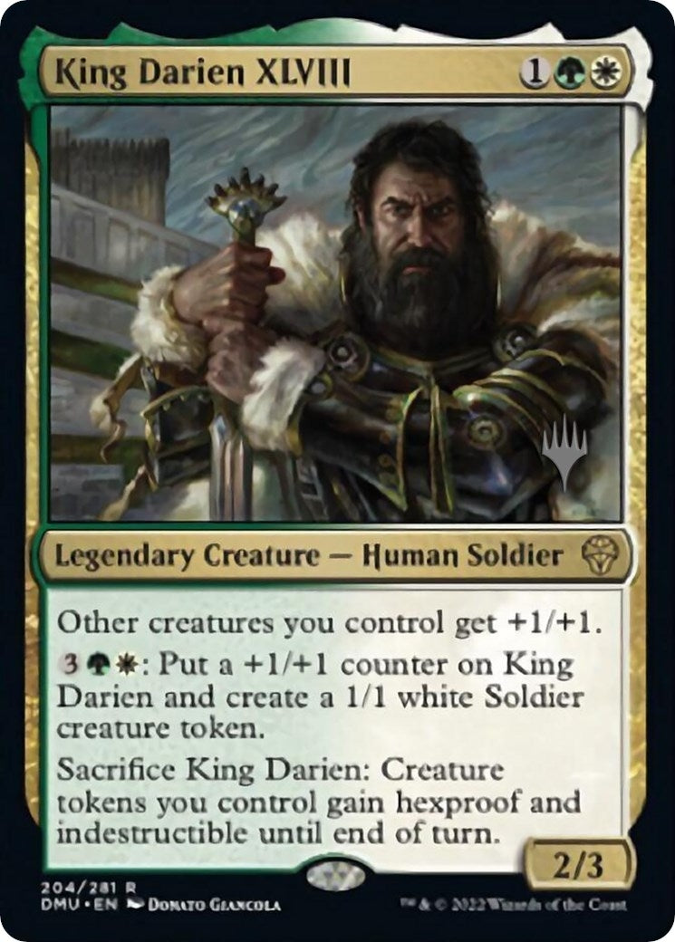 Image for King Darien XLVIII (Promo Pack: Dominaria United) (204) - Magic: The Gathering