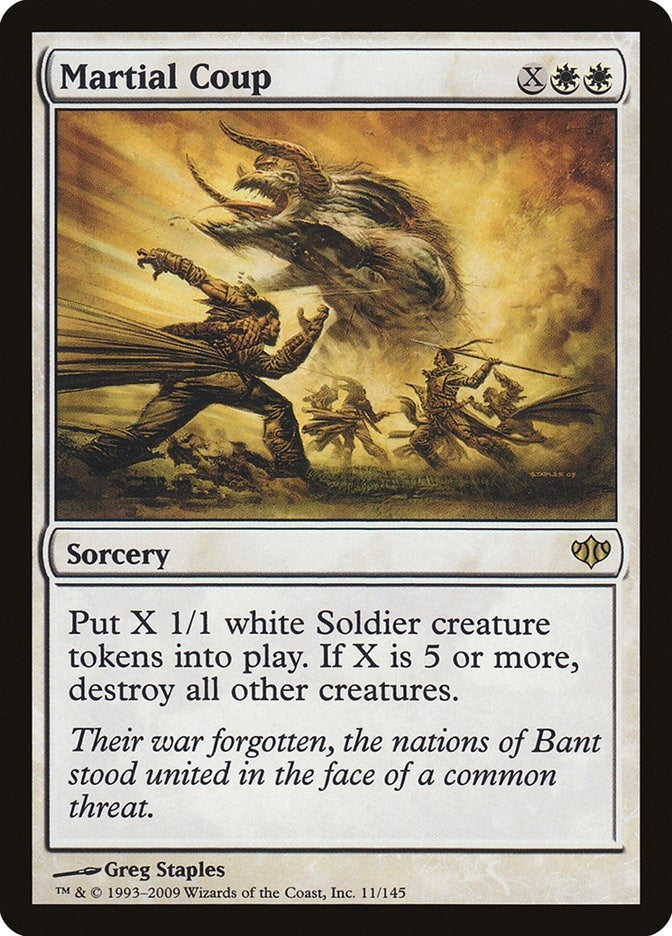 Image for Martial Coup (Conflux) (11) - Magic: The Gathering