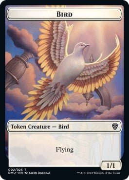 Image for Bird (002) // Badger Double-Sided Token (Dominaria United) (2 // 15) - Magic: The Gathering