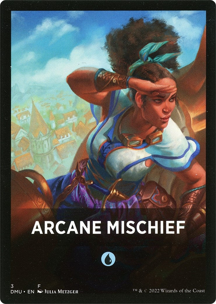 Image for Arcane Mischief Theme Card (Dominaria United) (3) - Magic: The Gathering