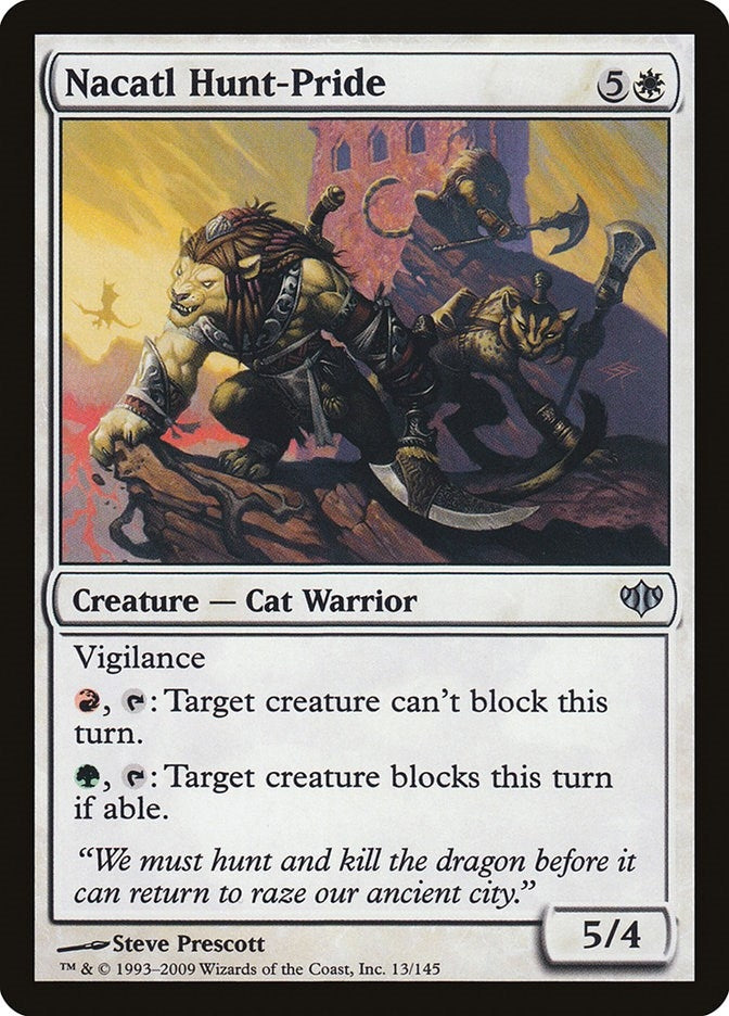 Image for Nacatl Hunt-Pride (Conflux) (13) - Magic: The Gathering