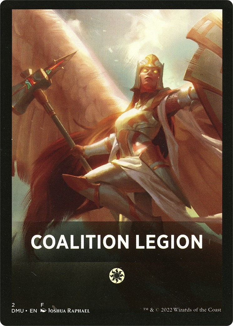 Image for Coalition Legion Theme Card (Dominaria United) (2) - Magic: The Gathering
